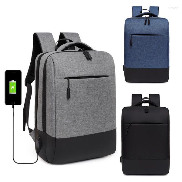 Backpack for Men Multifuncional Business Laptop Notebook USB Charging Impermead Homen's Travel Backbag Bag
