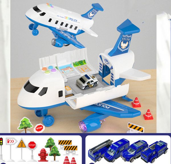 Großhandel Baublock-Hubschrauber Kundenspezifisches Spielzeugflugzeugmodell Flugzeug Music Story Flugzeugmodell Trägheitsflugzeugmodell Kinderspielzeug Maßstabsmodell Flugzeug Spielzeug Flugzeug Geschenk