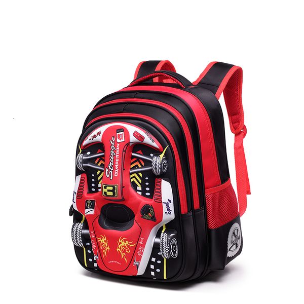 Zaini 3d eva auto per bambini con la scuola di scuola gare di scuola impermeabile tridimensionale ragazzi e ragazze adorabili backpack cartoon per bambini 230823 230823