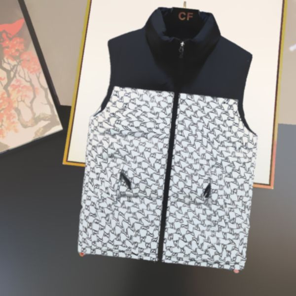 Moda Uomo gilet Giù gilet in cotone disegni Uomo e donna Senza maniche Giacca piumino Autunno Inverno Cappotti casual Gilet per coppie Mantieni caldo Cappotto Taglia grande M-3xl # 01