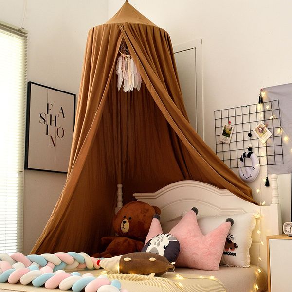 Rede de berço Baby Berço de berço Ten Hung Hung Dome Mosquito Bed Baby Baby Girl Decor Kids Bed Canopy Tent 230823
