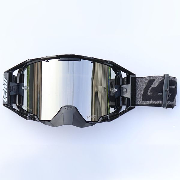 Outdoor Eyewear Leatt Doppelschicht Antifog Motocross Radsportbrillensicherheit Sportbrille für Dirtbike Offroad MTB Motorradhelms 230823