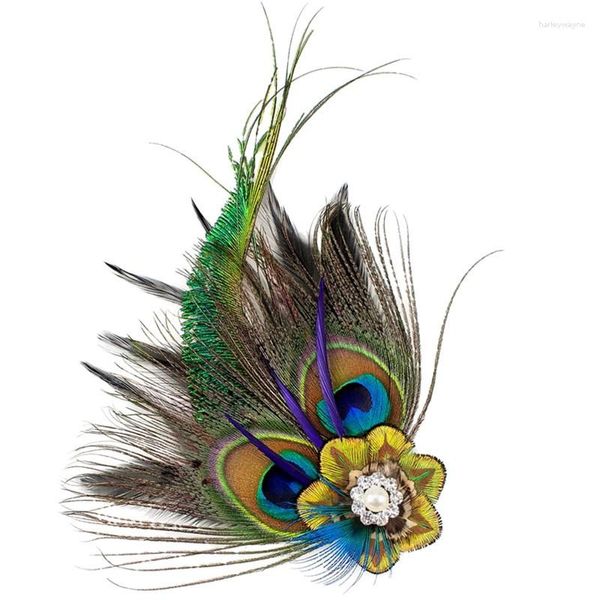 Broschen handgefertigt High-End Ethnic Crystal Feather Pin Schmuck Corsage Designer DIY Brosche für Frauen Herren Haarzubehör Geschenk Schüttung