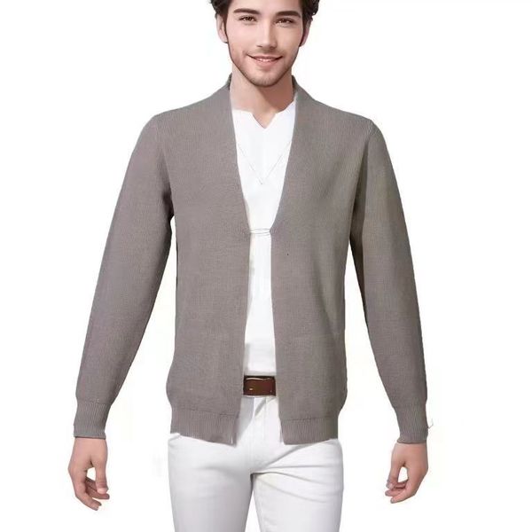 Camisolas masculinos Men Oneck Cardigan Kintted Sweater OUTONO DIVERNO DE INVERNO LIVRADO DE MANAGEM LONGO LONGO Y2K TOP CROCHETS JUMPER STREETHEATERS 230823