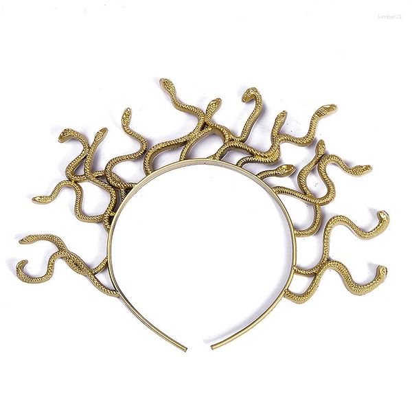 Party Supplies Halloween Vintage Frauen Schlange Kostüm Stirnband Antike griechische Mythologie Dekor Kopf Hoop Erwachsene Cosplay Kopfbedeckung