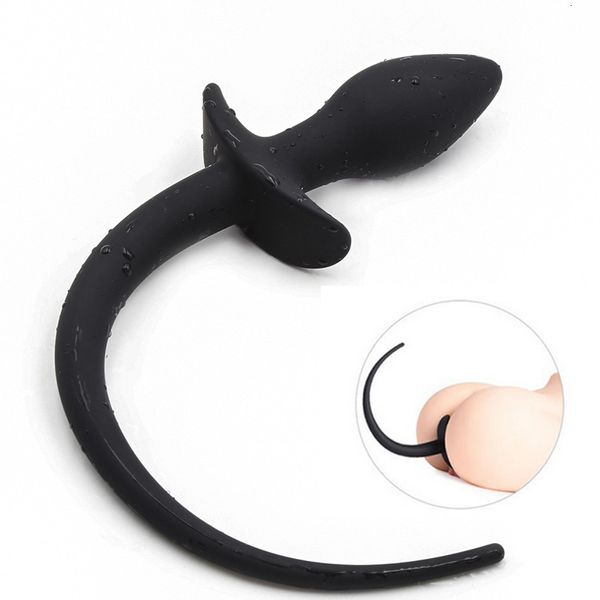 Slips Höschen Hundeschwanz Gspot Stimulator Sklave Frauen Männer Homosexuell Sexspiel BDSM Erotik Butt Plug Spielzeug für Erwachsene Sexshop Prostata-Massagegerät Silikon 230824