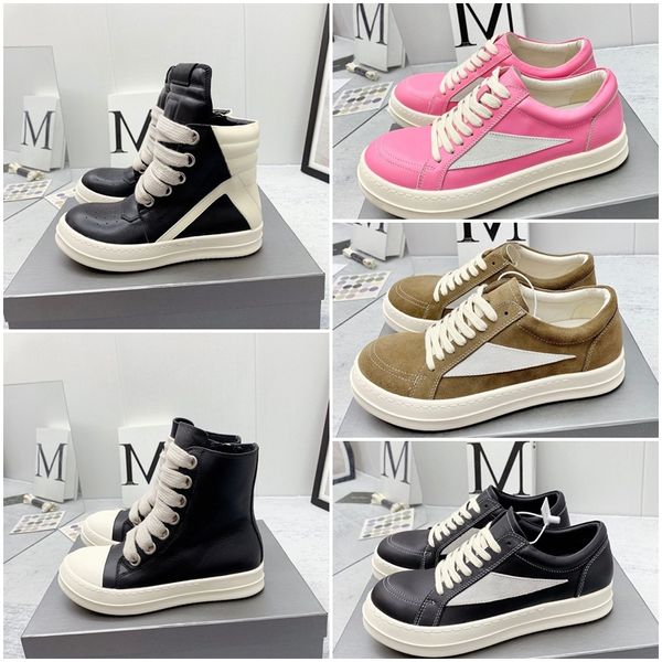 High Street Erkek Ayakkabı Moda Tuval Sneaker Plaka Form Ayakkabı Kalın Sole Trainers Lüks Tasarımcı Nefes Alabaş Katı 25 Renkler Patchwork