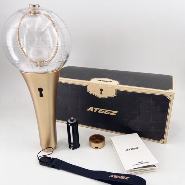 LED Light Sticks Korea Ateez Lightstick Konzertlampe HipHop Party Flash Toy Lightstick Fluoreszenz Stick Support Aid Rod Fans Geschenke Spielzeug 230823