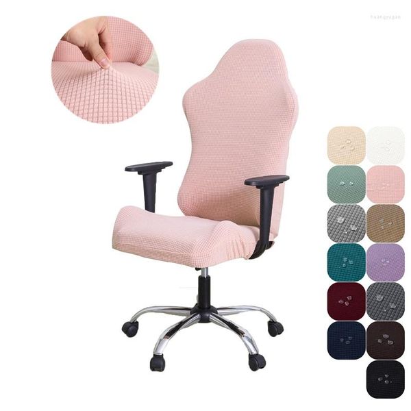 Coperture per sedie Copertura da gioco allungata impermeabile Spandex Office Slipcovers Computer sedile a poltrona con custodia per braccioli