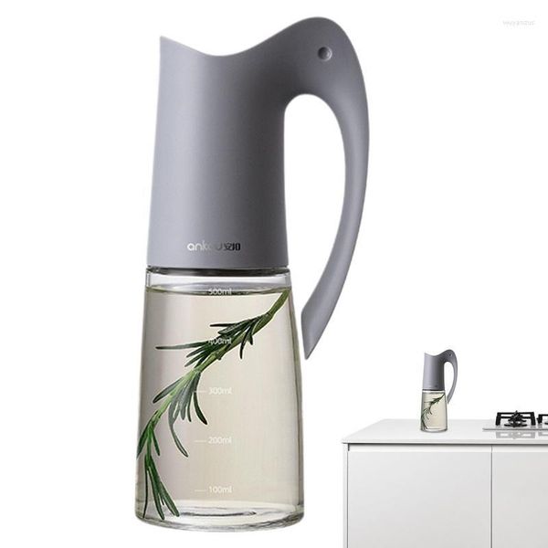 Aufbewahrungsflaschen Saucenspender Cruet 500 ml Ölabgabe automatische Vinegar -Soja -Flasche mit großer Kapazität für