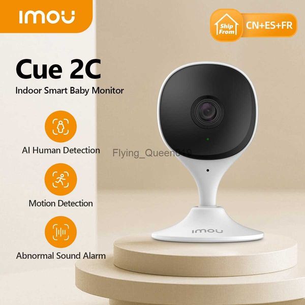 Imou Cue 2C 1080p Güvenlik Eylem Kapalı Kamera Bebek Monitörü Gece Görme Cihazı Video Mini Gözetim WiFi IP Kamera HKD230812