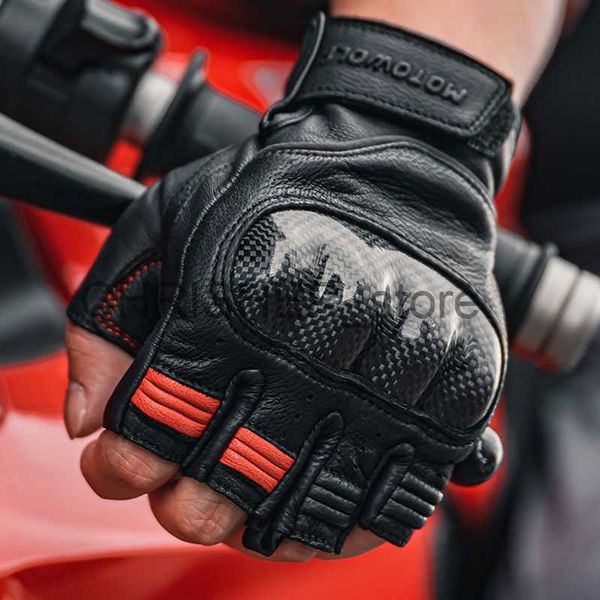 Fahrradhandschuhe 2022 NEUE Motorradhandschuhe Motorradrennen Halbfinger Sommer Motohandschuhe Motorradreiten Rennrad Schutzhandschuhe x0824