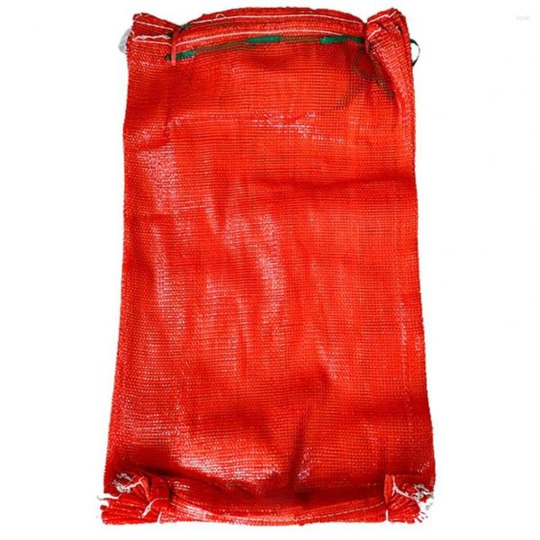 Sacos de armazenamento Bolsa de malha para colheita Solução de embalagem cebola Onion reutilizável Casca respirável de cebola