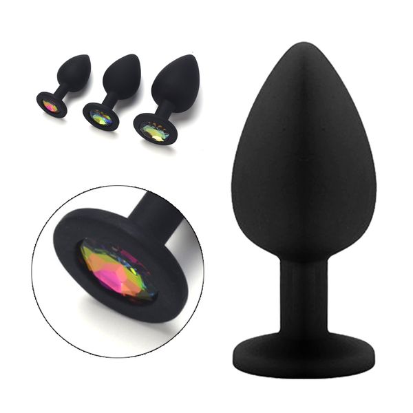 Slip Mutandine 3 Taglie Sex Shop Gioielli in silicone per adulti Allenatore anale Prostata Cortile Giocattolo Butt Plug per Donna Uomo Coppia Gay Unisex 230824