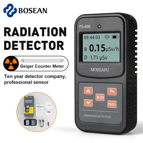 Carbon-Analysatoren Bosean Geiger Counter Nuklearstrahlungsdetektor Röntgen-Beta-Gamma-Detektor Geiger Radioaktivitätsdetektor für Krankenhaus 230823