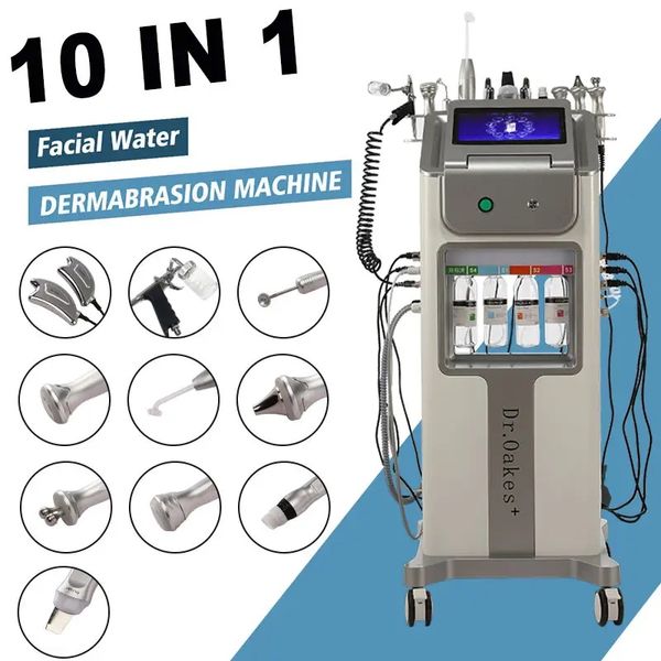 Neue Produkt Hydrofaziale Maschine Hydra Gesicht Dermabrasion Sauerstoffstrahltherapie Hautpflege Gesichtsbleaching Spa Salon Aqua -Ausrüstung