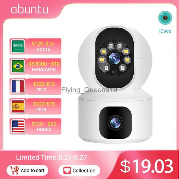 4MP 2K Wi -Fi Camera Home Security Home Surveillance Camera Camera Baby Pet Monitor Auto Tracking Dome Wireless PTZ IP -камера P2P ICSEE HKD230812