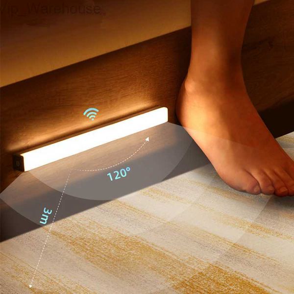 Bewegungsmelder Licht Drahtlose LED Nachtlichter Schlafzimmer Dekor Lichtdetektor Wand Dekorative Lampe Treppe Schrank Zimmer Gang Ligh HKD230824