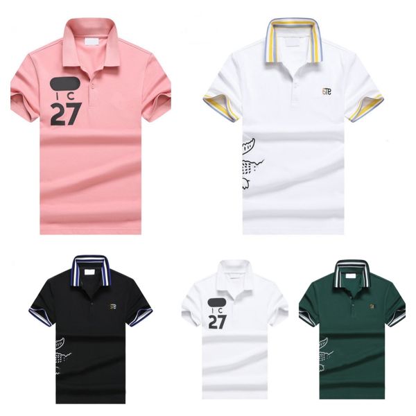 Polo da uomo basic t-shirt da uomo Ricamo sul petto Logo polo Magliette estive Francia Luxury Brand tee Uomo Top Taglia M-3XL