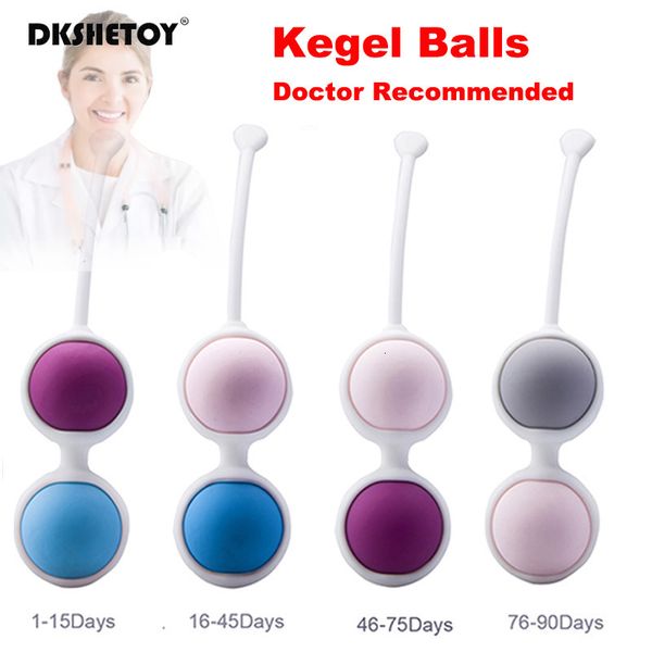 Erwachsene Spielzeug Chinesische Kugeln Kegel Vaginal Sex Für Frauen Silikon Geisha Anziehen Exercitador Muskeln Hantel 230824