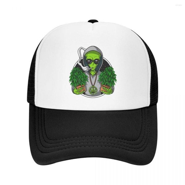 Ballkappen Alien Baseballkappe UV-Schutz Solarhut Bergsteigen Schwarz Herren Damen