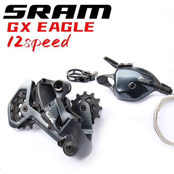 Desviadores de bicicleta SRAM GX Eagle 1x12s 12 velocidades MTB bicicleta mountain groupset kit shifter alavanca gatilho lado direito desviador traseiro preto 230825