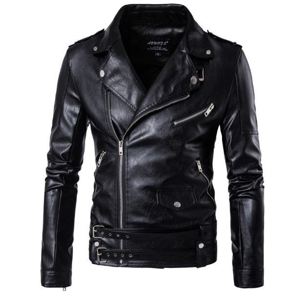 Herrenjacken Motorrad Pilot Lederjacke Mode Marke Designer Punk Wind Oblique Zipper Design Mantel 230824