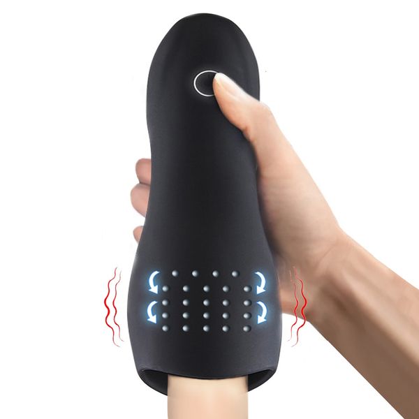 Masturbadores Masculino Masterbrator Automático Lambendo Masturbação Copo Buceta Vaginas Para Homens Stroker Bomba De Vácuo Pênis Glans Massageador Sex Toys 230824