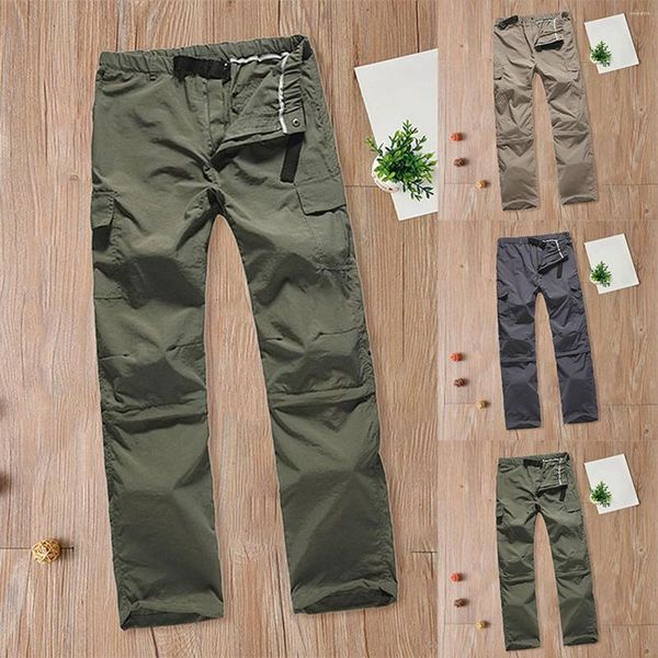 Pantaloni da uomo Chino da uomo Stretch Cargo Trekking Leggero Traspirante Gamba dritta da lavoro con tasche multiple