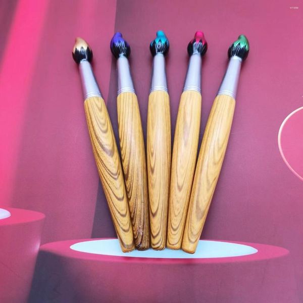 BallPoint Pens Torch Pen Pen Oil Profiling Design Design Вращение офисных аксессуаров вращение уникальные школьные канцелярские товары