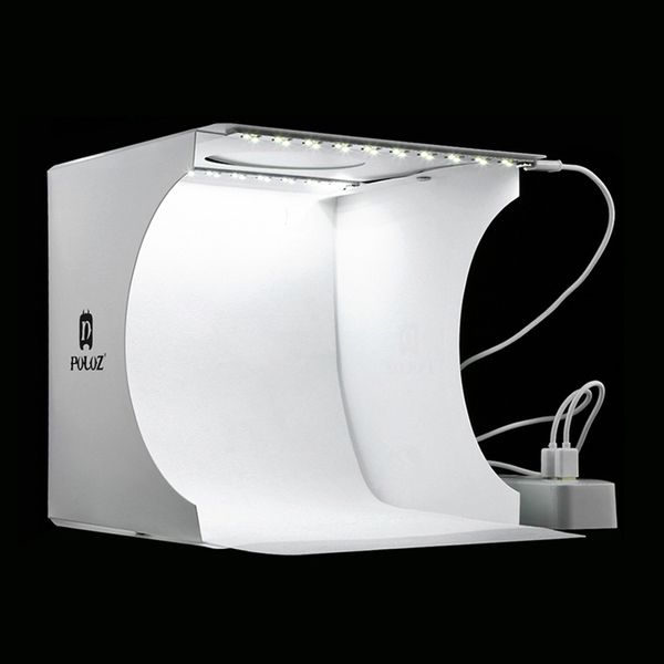 Blitzhalterungen 20 20 cm Mini-Klapplichtbox P ography P o Studio-Softbox LED-Licht-Softbox-Hintergrund-Kit für DSLR-Kamera 230825