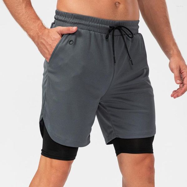 Shorts de corrida crossfit para homens 2023 basquete masculino ginásio roupas esportivas homem treinamento e exercício curto masculino