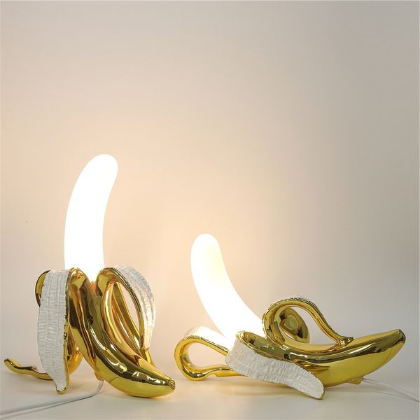 Декоративные предметы фигурки настольные лампы Италия банановые стойки ночные светильники
