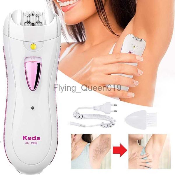 Potente epilatore per donne elettrico per la rimozione dei peli del viso Bikini Trimmer Epilatore femminile per il viso Mini epilazione delle gambe USB ricaricabile HKD230825