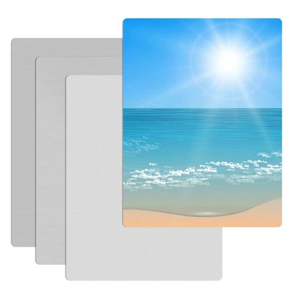 Sublimation Blank Aluminium Foto Panel Druck Metall Malerei Sublimate Blatt Disc Foto DIY Rahmen 20x30 cm FY5541 AU25