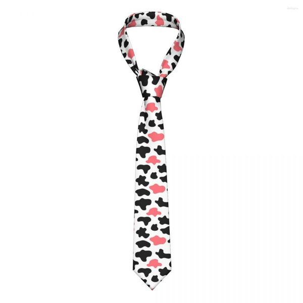 Papillon Mucca Cravatta unisex Casual Poliestere 8 cm Largo Pelle di animale Cravatta per uomo Camicia Accessori Cravatta Matrimonio Ufficio