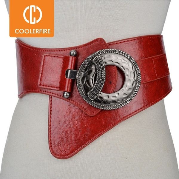 Bel Zincir Kemerler Moda Kadınlar Geniş Elastik Streç Kemer Kadınlar için Girlestrap Kemerler Cinturon Mujer Cummerbund Strap LB029 230825