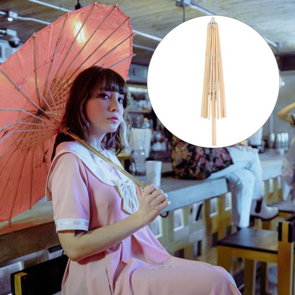 Guarda-chuvas suporte de guarda-chuva de papel de óleo suportes feitos à mão cremalheiras clássicas suporte de férias chiques