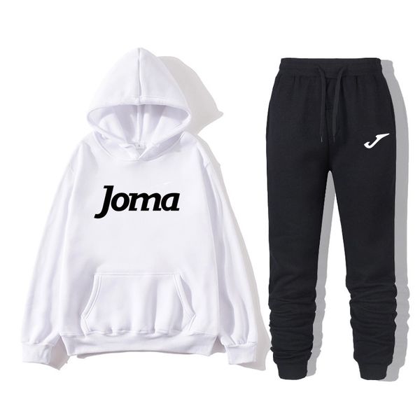 Мужские спортивные костюмы модные спортивные костюмы мужчины joma hoodie fitness gym clothing round set sportswear jogger Mens Winter Suit 230824