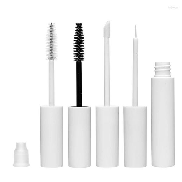 Vorratsflaschen, 10 ml, weiße Lipgloss-Röhren, Mascara, Eyeliner, Lippenstift, leere Lipgloss-Röhren, Verpackung, Flüssigkeit, nachfüllbare Kosmetikbehälter