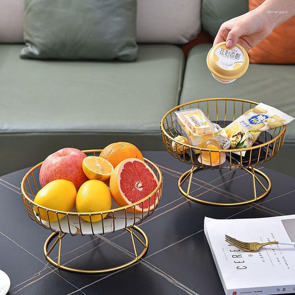 Pratos criativo bandeja de frutas de vidro sala de estar mesa de chá doméstico doces lanche melão e dim sum decoração