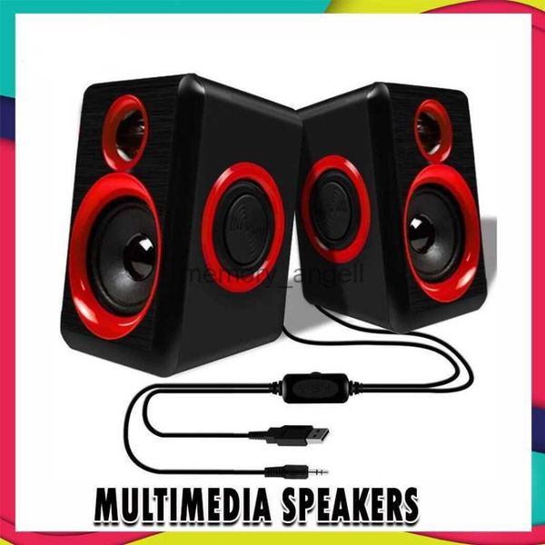 Multimedia-Lautsprecher mit Surround-Subwoofer, kräftigem Bass, USB-Kabel, Stromversorgung für PC/Laptops/Smartphone HKD230825