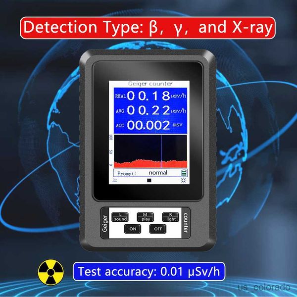 Andere Gesundheitsgeräte Nuclear Radiation Detector Personals Counter-rays-rays Detecting Tool Echtzeit-Modi für mittlere kumulative Dosis R230825