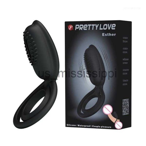 Andere Gesundheits- und Schönheitsartikel, Paar-Vibrator mit zwei Penisringen, Klitoris-Simulator, Vibrator für Erwachsene, Drop Shipping x0825