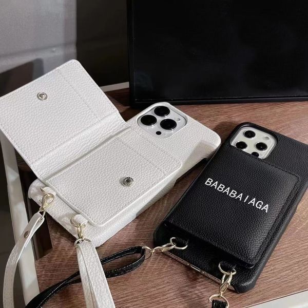 Kadınlar Crossbody Bag B Tasarımcı İPhone 14 PRO 14 13 Pro Max11 12 Promax Cüzdan Kart Kılıfları Repo Deri Telefon Kapağı Erkek Telefon Aksesuarları