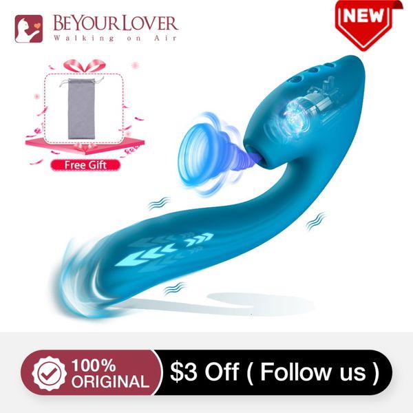 Vibradores BeYoulover Coelho Telescópico Vibrador G-Spot Vibrador Clitóris Chupando Vibrador Brinquedos Sexuais Wearable Vagina Estimulador Para Adultos 18 230825