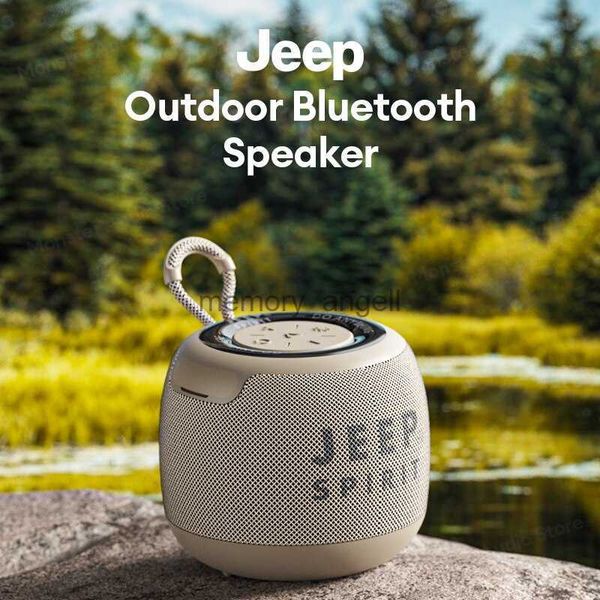 Jeep JPS SC001 Bluetooth 5.1 Lautsprecher Outdoor Tragbarer Subwoofer RGB Licht Lautsprecher Stereo Sound Audio Player 1500mAh Neu HKD230825