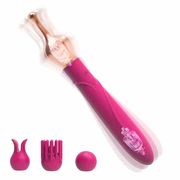 3 in 1 G-Punkt-Kaninchenvibrator, Taschenmuschi-Sexspielzeug für Frauen, Orgasmusstift, Saugen, Lecken, Nippelstimulator, Klitoris-Vagina-Massagegerät, 10 Frequenzen