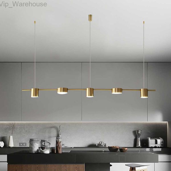 Nordic moderno pendurado candeeiro de mesa led lustre teto pingente luz minimalismo sala jantar cozinha lâmpadas preto ouro hkd230825