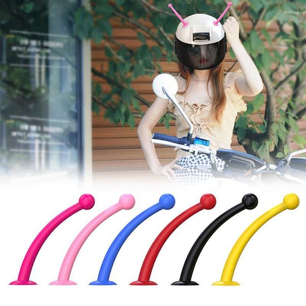 Caschi da moto Antenna per casco Tentacoli a ventosa in silicone Baby Sucker Bee Corna di lumaca per accessori decorativi